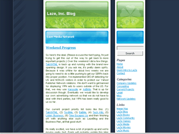 Lucky Blue WordPress Theme