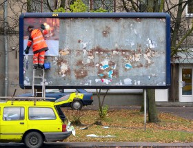 Putting up a Billboard