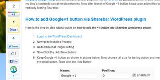 Sharebar for WordPress