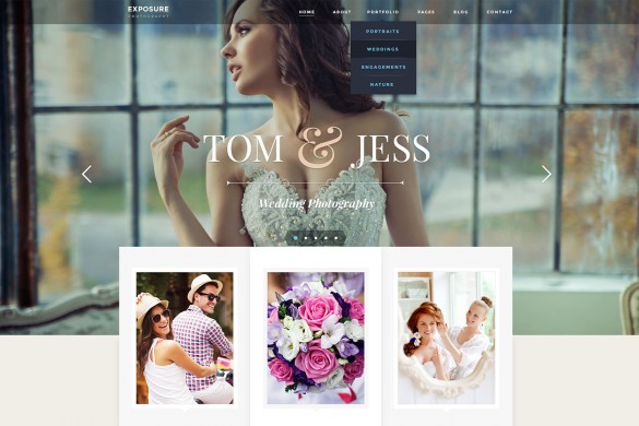 exposure wordpress theme