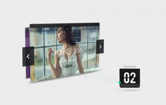 Exposure WordPress Theme Sliders