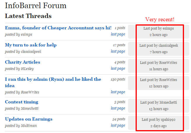 The Writers Community InfoBarrel Forum