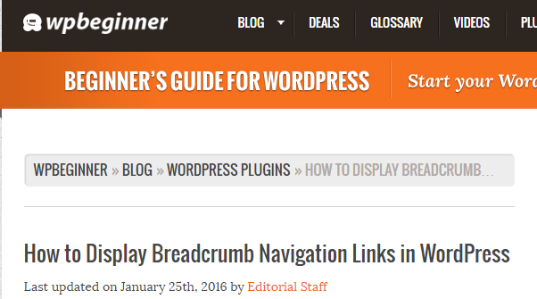 improve site navigation