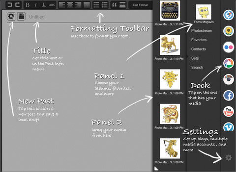 Blogsy app