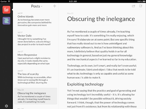 Poster app