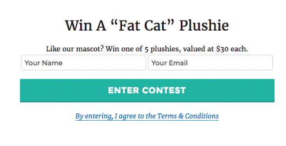 run a blog contest