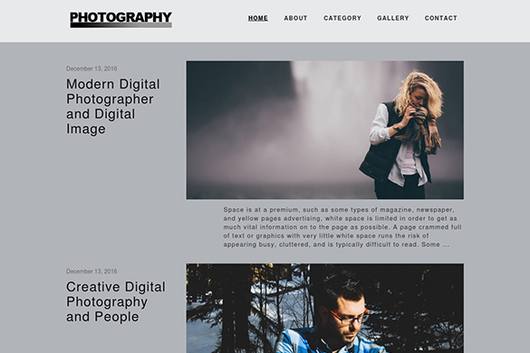 wordpress photography themes free wp photography themes