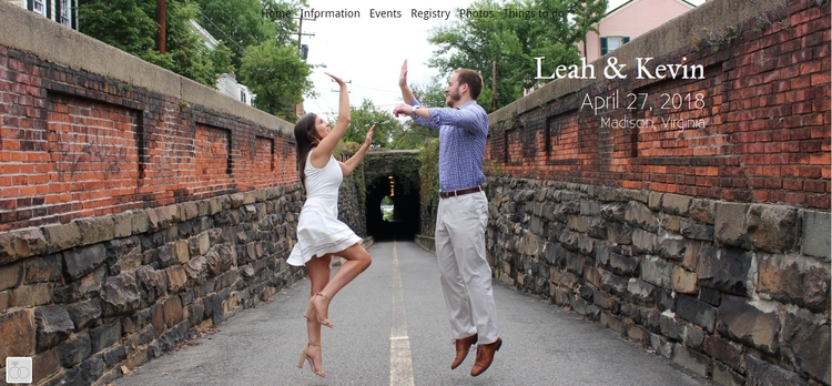 wedding website examples